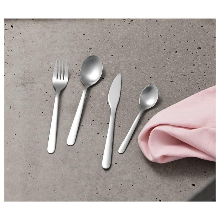 FÖRNUFT

24-piece cutlery set, stainless steel