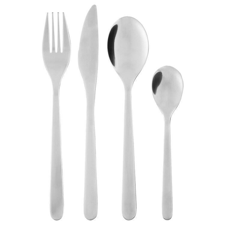 FÖRNUFT

24-piece cutlery set, stainless steel