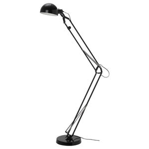 FORSÅFloor lamp, black