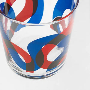 FRAMKALLA Glass, patterned, 30 cl