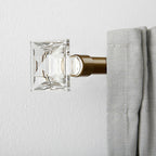 FROSTSKADAD

Finials, 1 pair, transparent