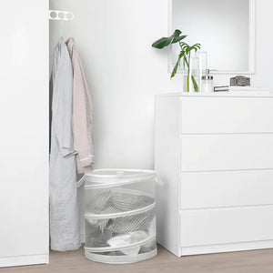 FYLLEN Laundry basket, white 79 l