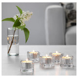 GLASIGTealight holder, clear glass 5x5 cm