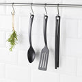 GNARP

3-piece kitchen utensil set, black