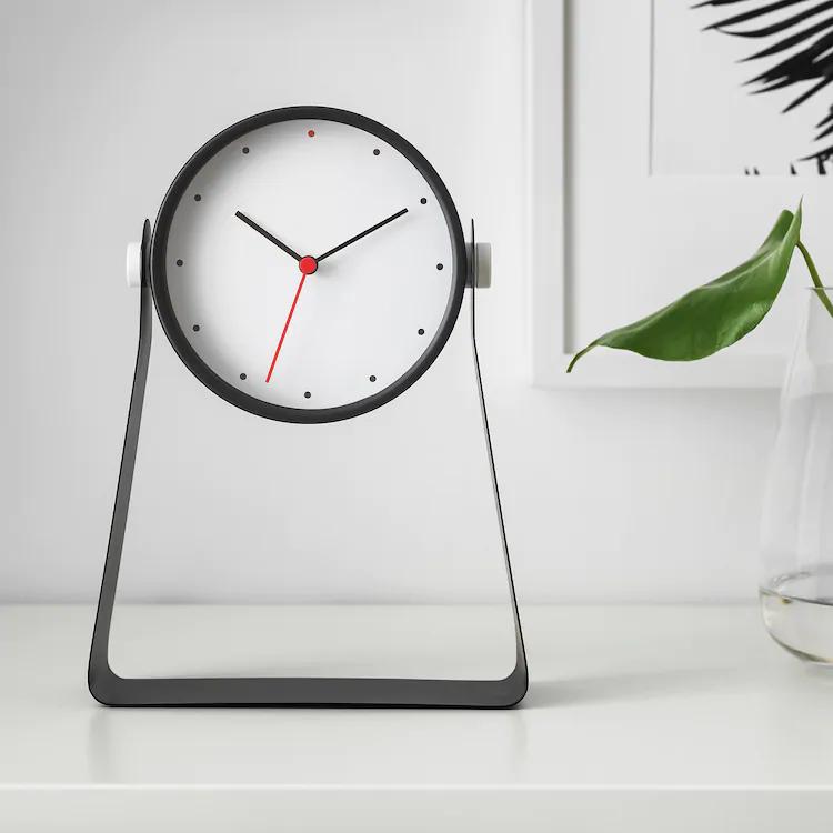 GNISSLA - Table clock - Black