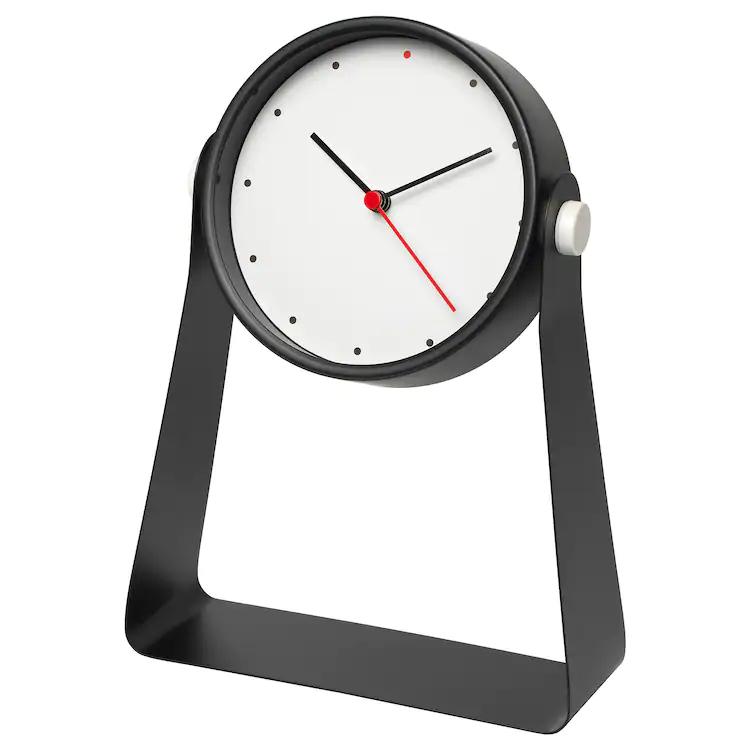 GNISSLA - Table clock - Black