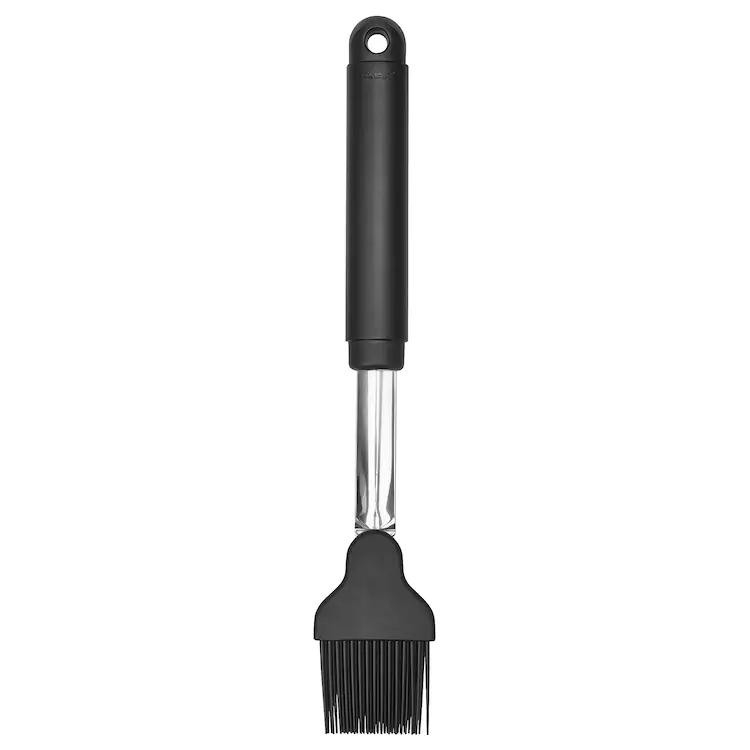 GRILLTIDER.Barbecue brush, stainless steel, silicone
