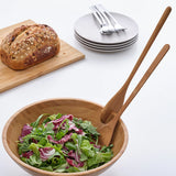 GRÖNSAKER 2-piece salad servers set, bamboo