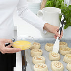 GUBBRÖRA

Pastry brush, white/black