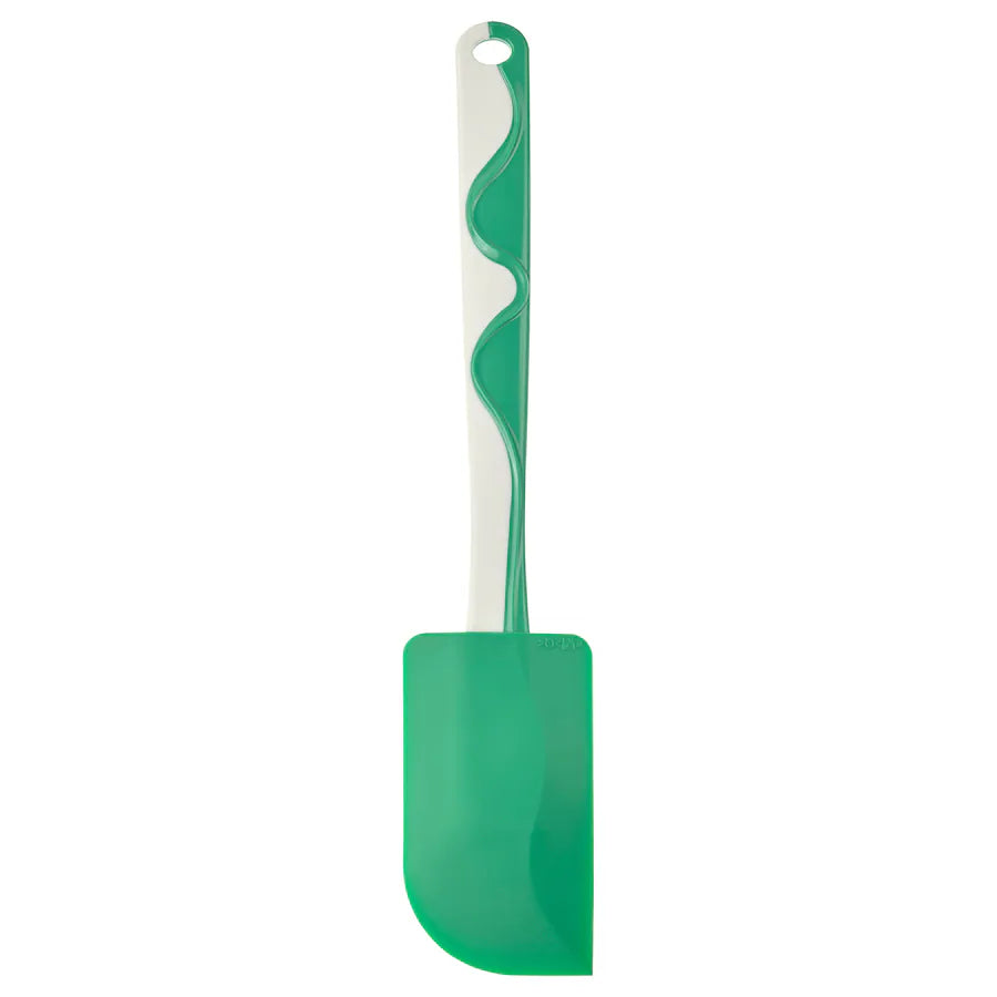 GUBBRÖRA Rubber spatula, green/white
