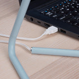 HÅRTELed work lamp, white/silver-colour