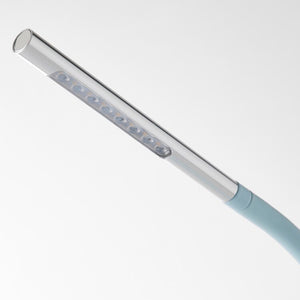 HÅRTELed work lamp, white/silver-colour