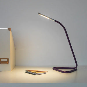 HÅRTELed work lamp, white/silver-colour
