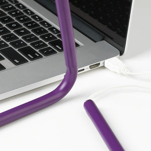 HÅRTELed work lamp, white/silver-colour