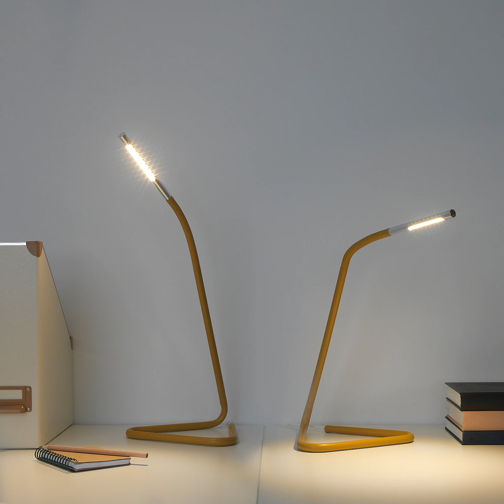 HÅRTELed work lamp, white/silver-colour