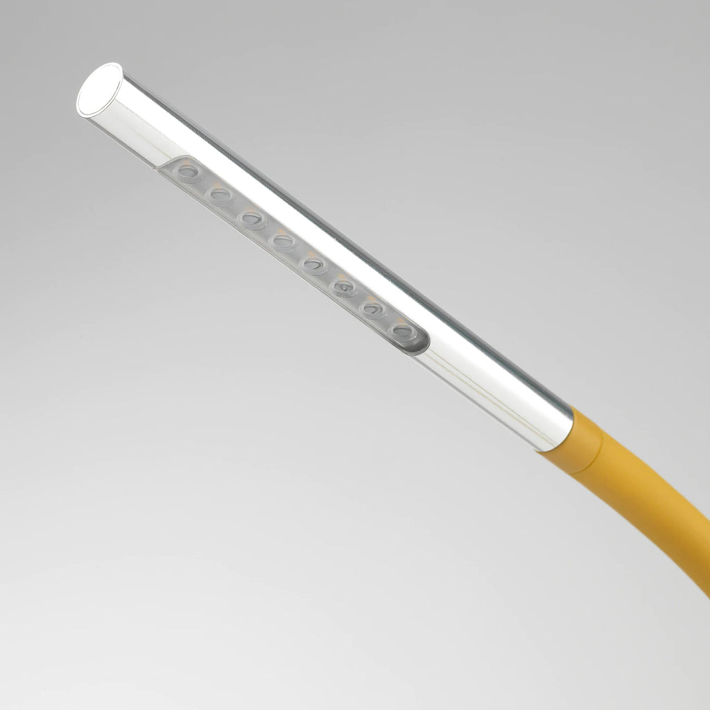 HÅRTELed work lamp, white/silver-colour