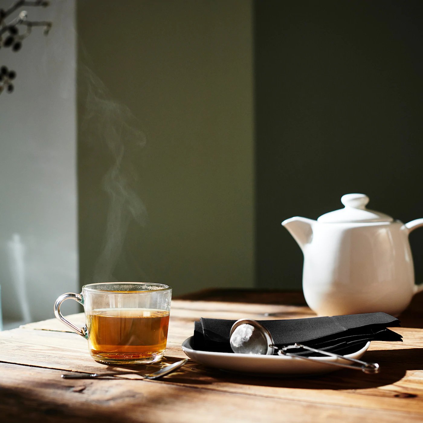 IDEALISK. Tea infuser, stainless steel