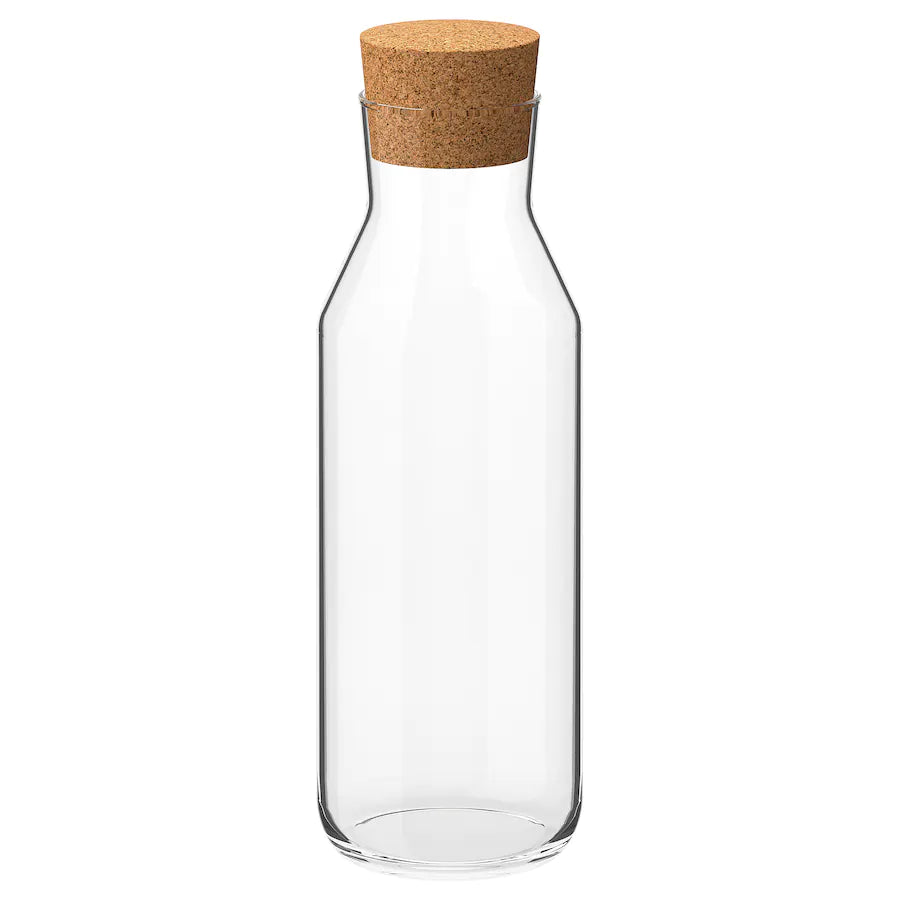 IKEA 365+

Carafe with stopper, clear glass/cork1