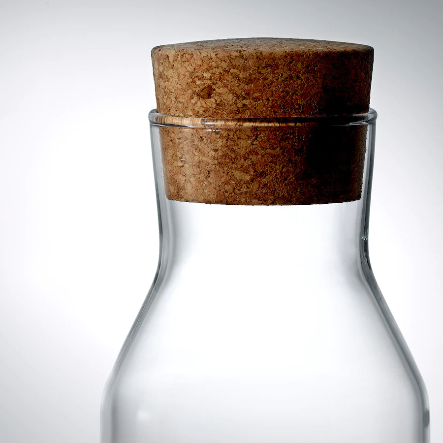 IKEA 365+

Carafe with stopper, clear glass/cork1