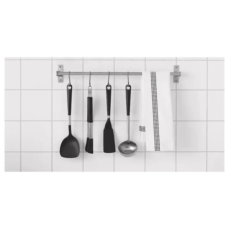 IKEA 365+ HJÄLTEWok spatula, stainless steel, black