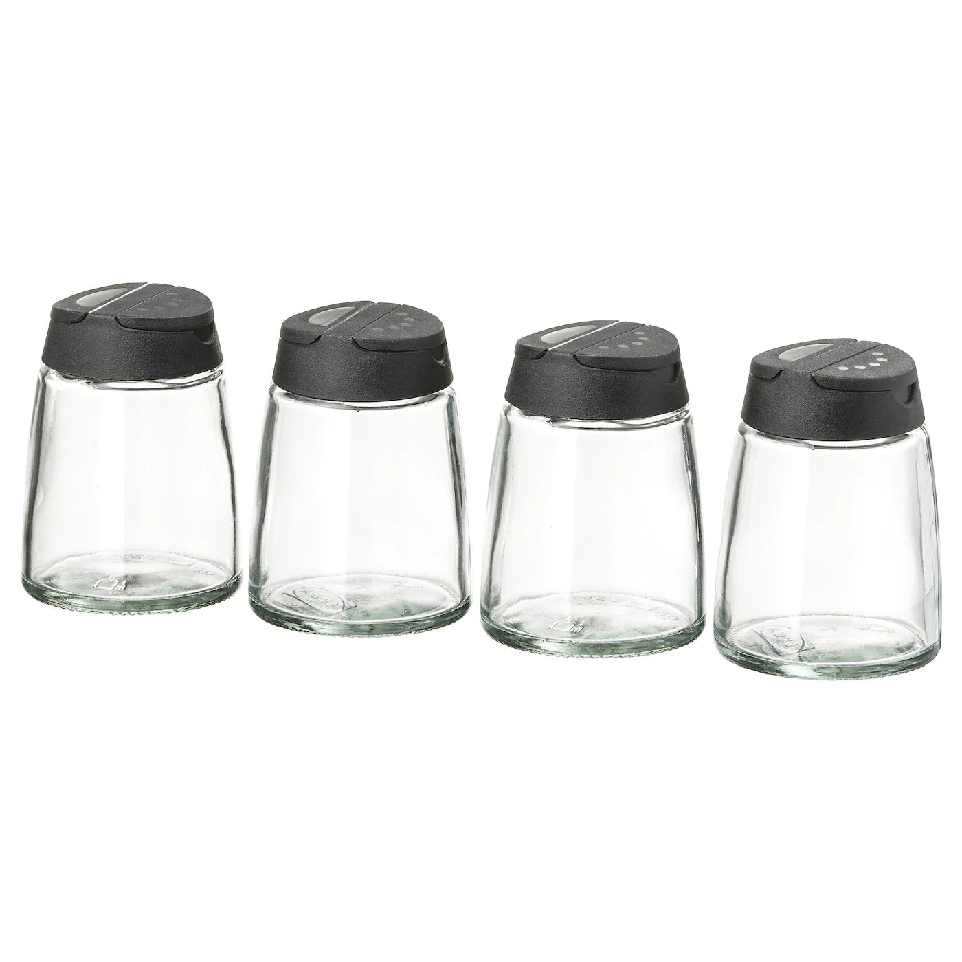 IKEA 365+ IHÄRDIGSpice jar, glass, black, 15 cl