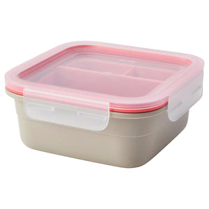 IKEA 365+ Lunch box /beige light red