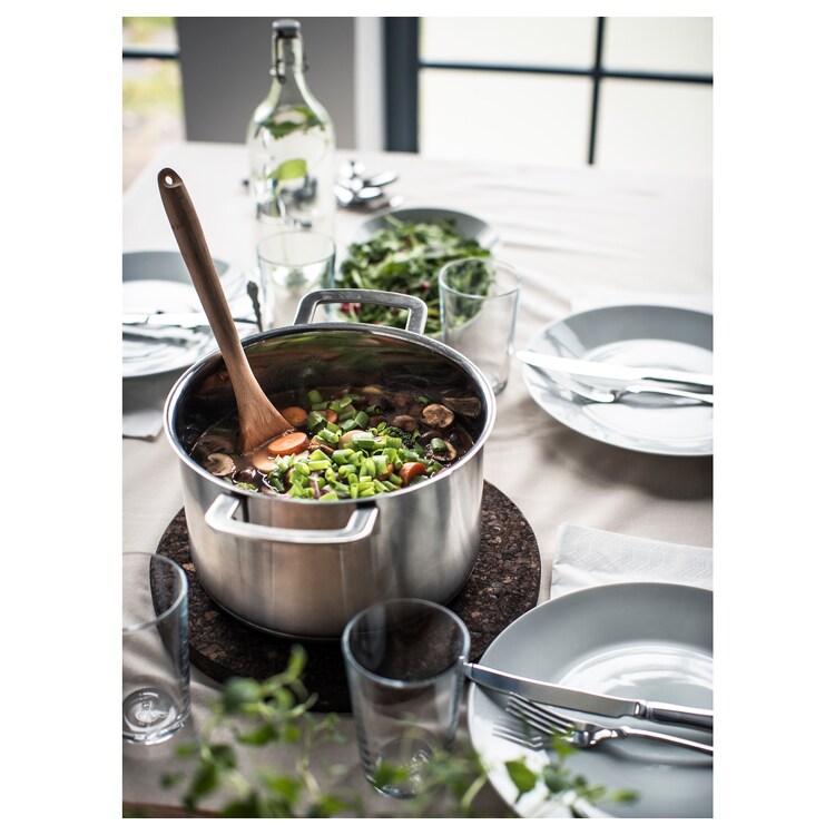 IKEA 365+

Pot with lid, stainless steel/glass 5 L