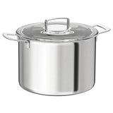 IKEA 365+ cooking Stockpot with lid, stainless steel/glass