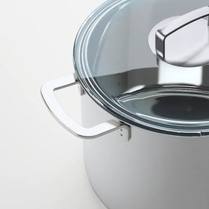 IKEA 365+ cooking Stockpot with lid, stainless steel/glass