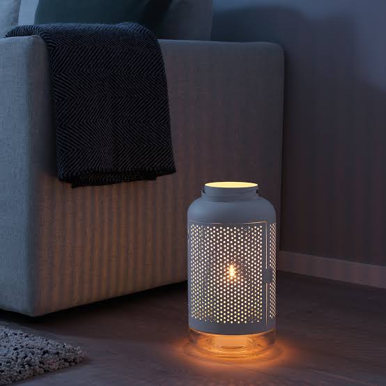 Adelhet Lantern for Block Candle White