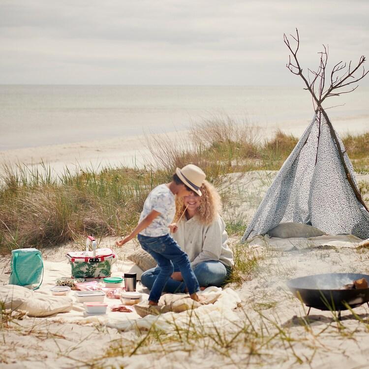 ISTAD. 

Resealable bag, patterned, pink1 l/ 25 pack