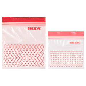 ISTAD Resealable bag, red/ 60 pack 9