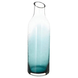 KÅSEBERGA Carafe, clear glass/blue