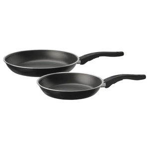 KAVALKAD Frying pan, set of 2, black