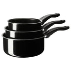 KAVALKAD

Saucepan, set of 3, black