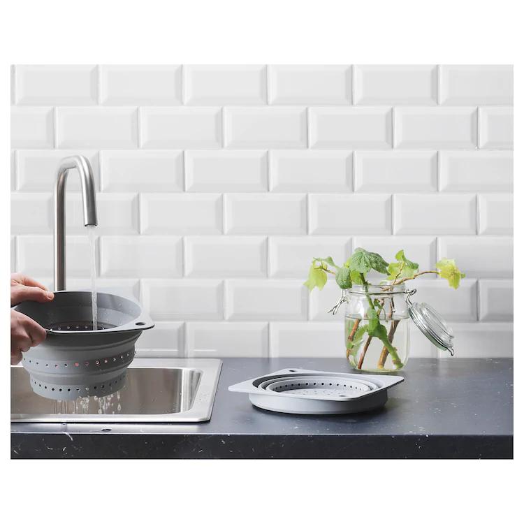 KLOCKREN

Colander, silicone