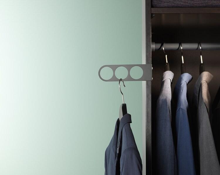 KOMPLEMENT Valet hanger, dark grey
