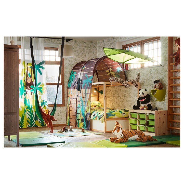 KURA

Bed tent with curtain, brown