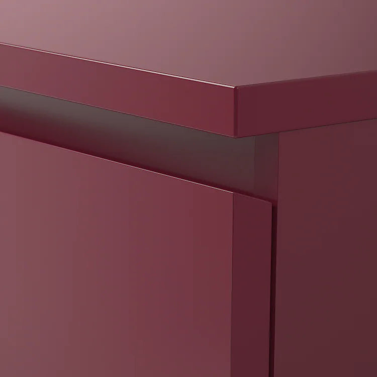 MALM
Chest of 2 drawers, dark red