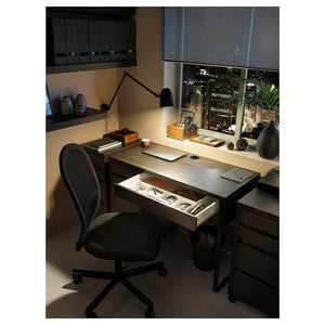 MICKEDesk, black-brown 105x50 cm