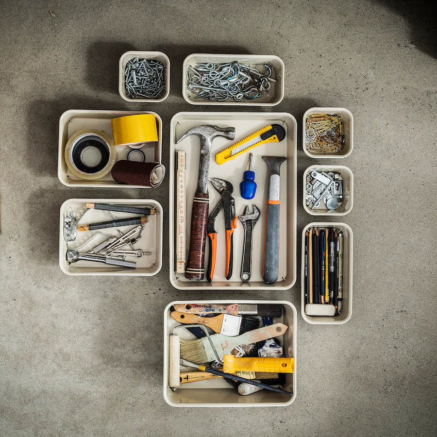 NOJIG Organiser, plastic/beige