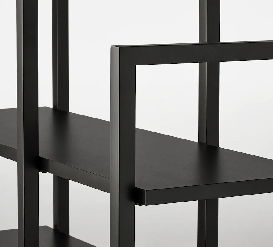 OBEGRÄNSAD Shelving unit, black, 81x65 cm – HomesopSolutions