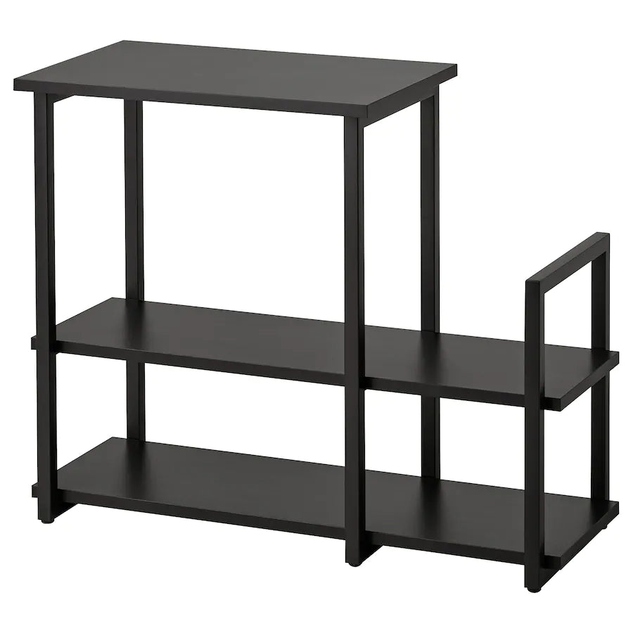 OBEGRÄNSAD Shelving unit, black, 81x65 cm