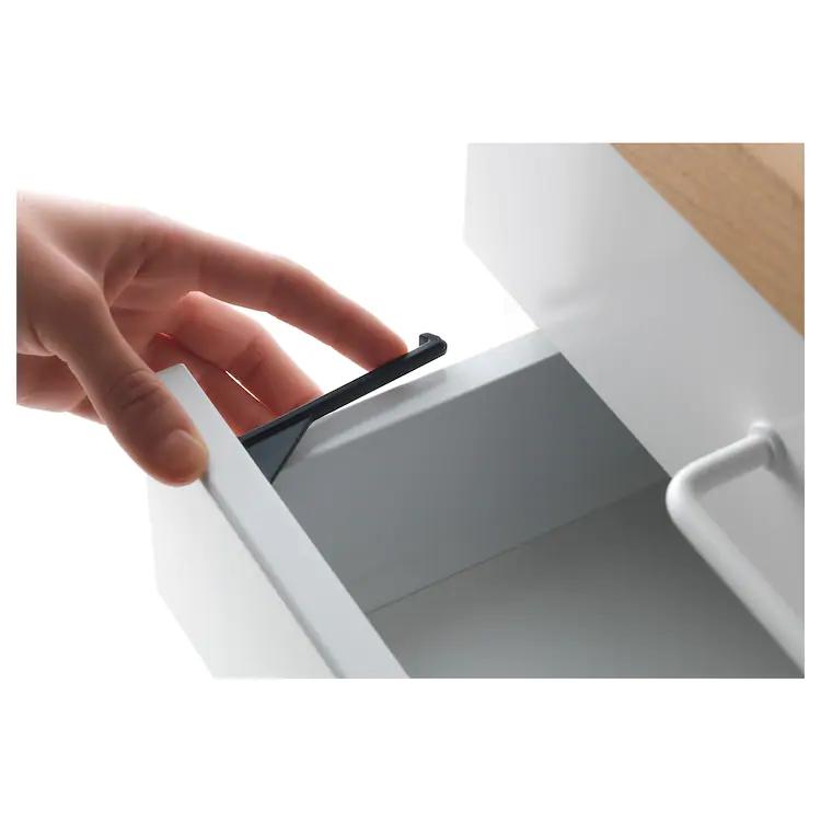 PATRULL Drawer/cabinet catch, black/ pack– HomesopSolutions