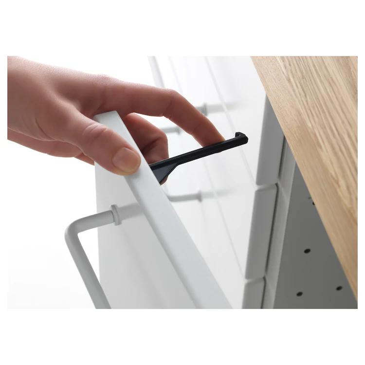 PATRULL

Drawer/cabinet catch, black/ 5 pack
