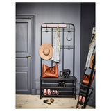 PINNIGCoat rack with shoe storage bench