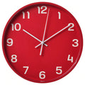 PLUTTIS Wall clock, red