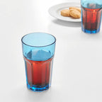 POKAL Drinking Glass, blue