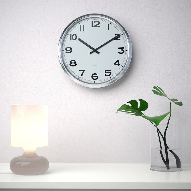 PUGG
Wall clock, stainless steel