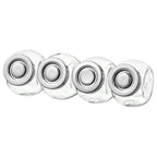 RAJTAN

Spice jar, glass, aluminium-colour, 15 cl/4 pack